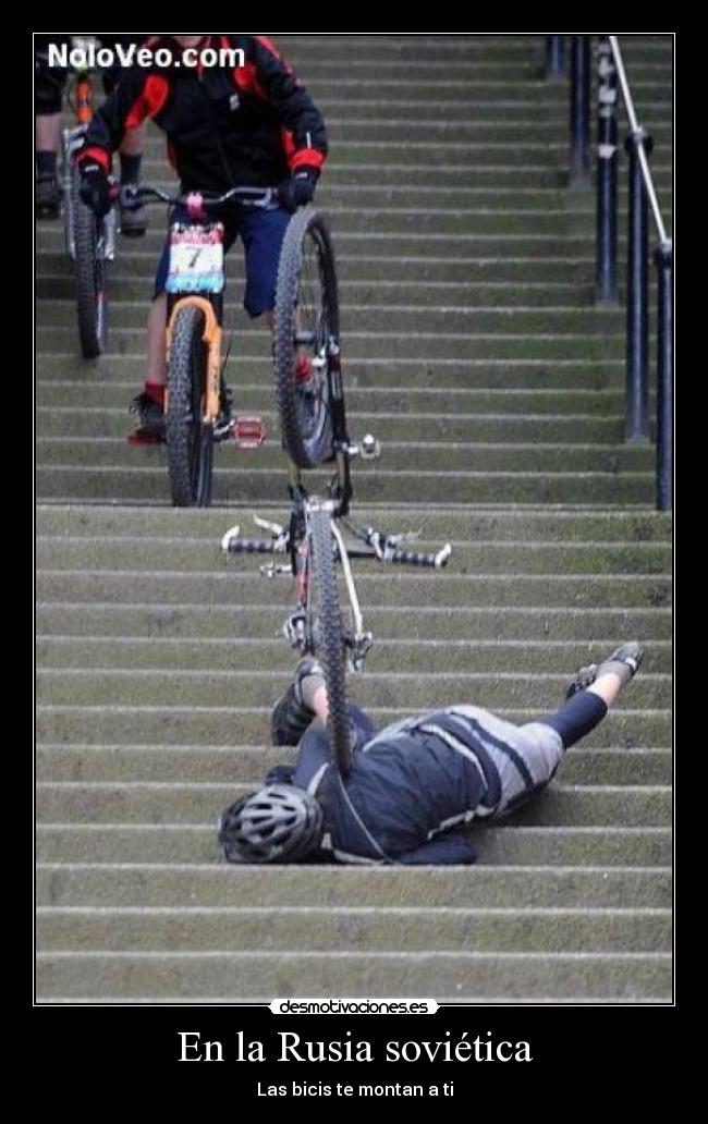 En la Rusia soviética - Las bicis te montan a ti
