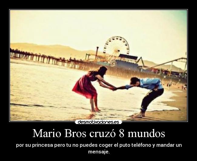 Mario Bros cruzó 8 mundos - 