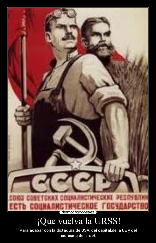 carteles viva urss necesario que vuelva lenin clanantifas desmotivaciones