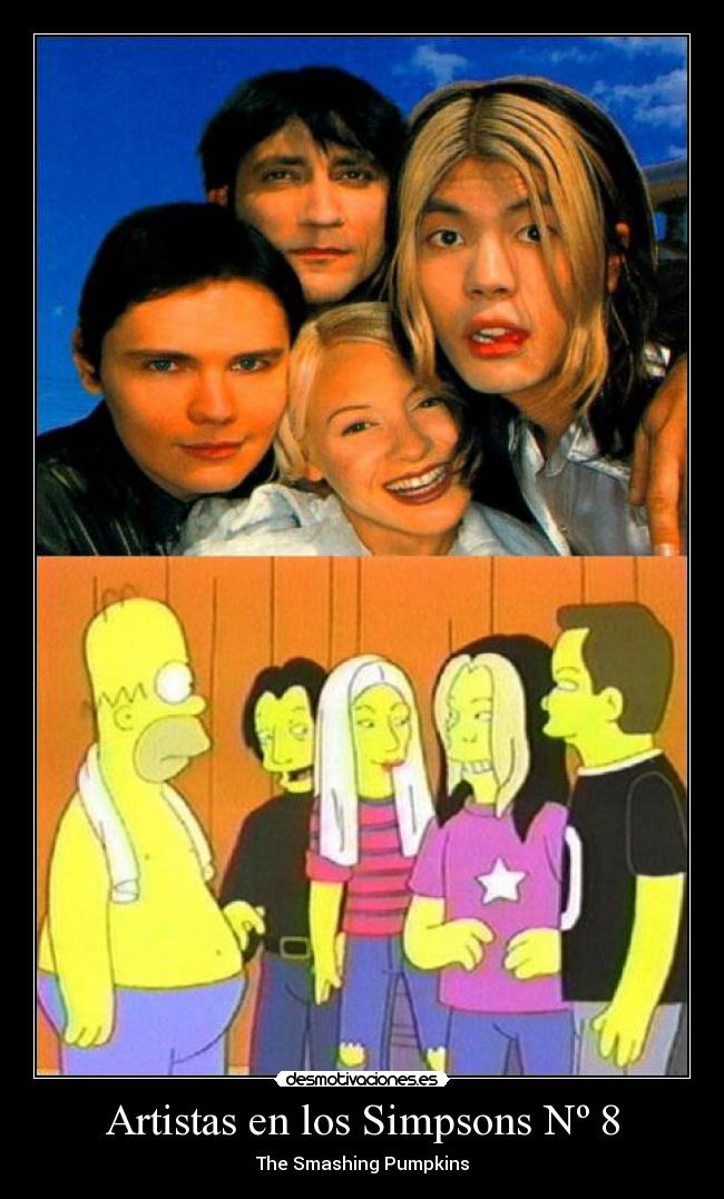 carteles simpsons jodeteyespera smashing pumpkies simpsons desmotivaciones