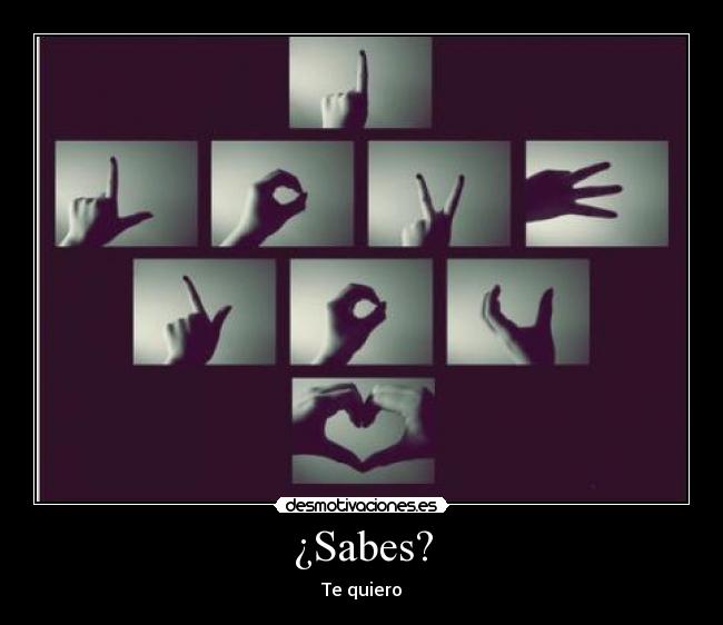 ¿Sabes? - 