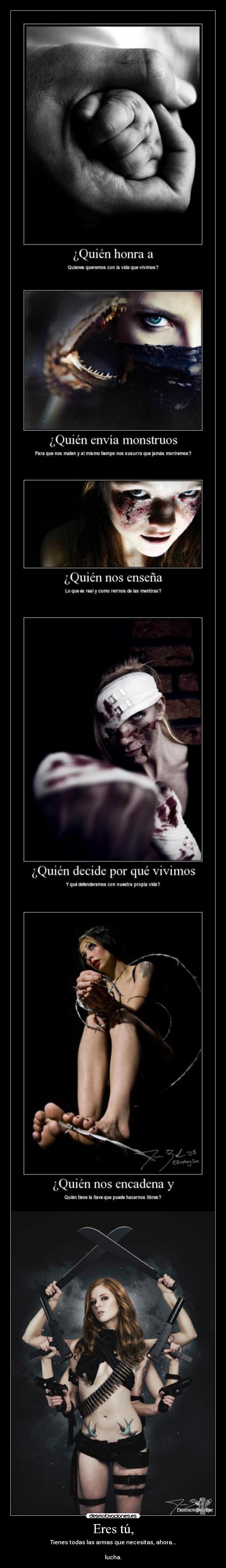 carteles megacartel sucker punch lucha vida armas mola desmotivaciones