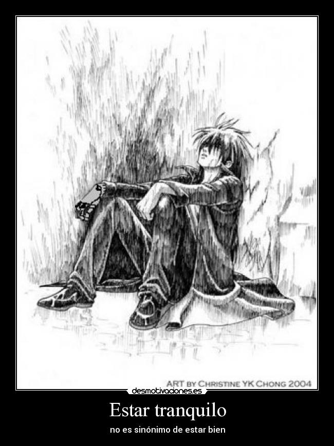 Estar tranquilo -
