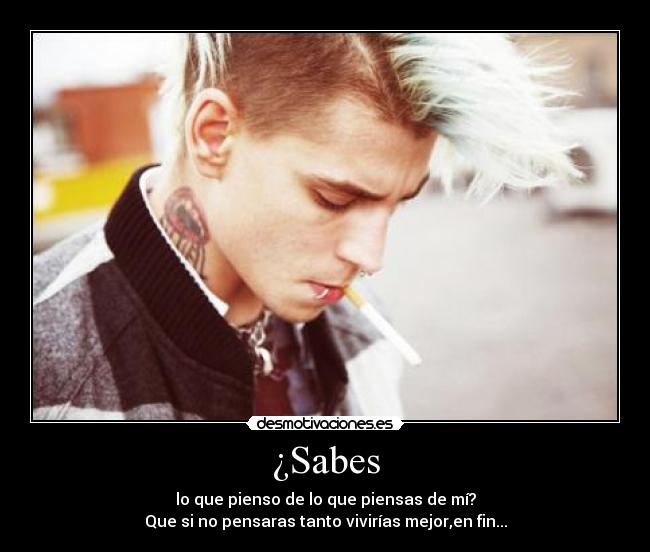 ¿Sabes -