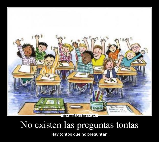 carteles preguntas desmotivaciones