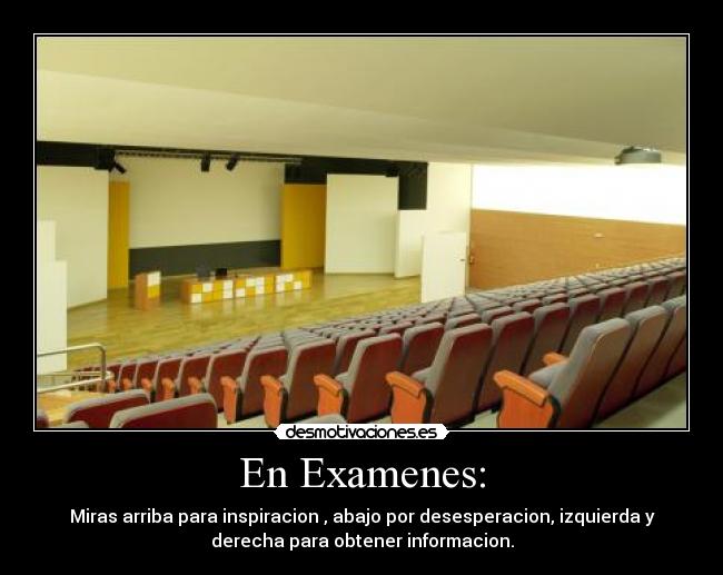 En Examenes: - 