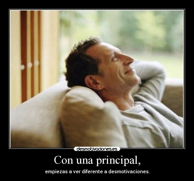 Con una principal, - 