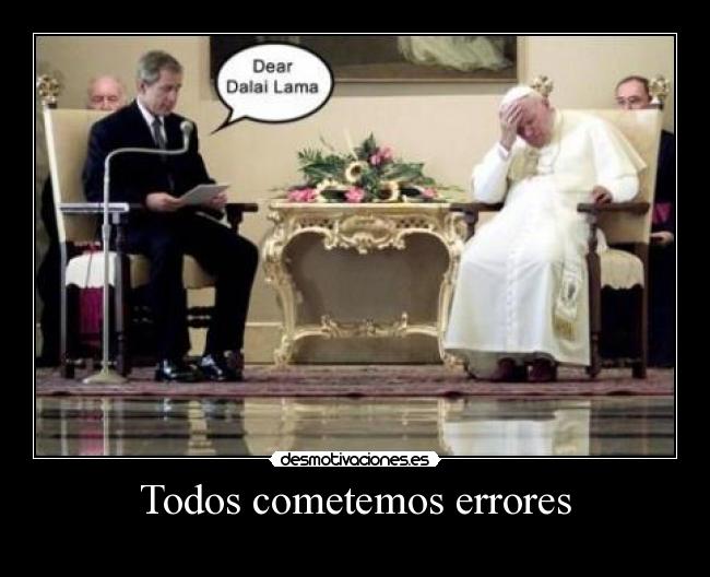 Todos cometemos errores - 
