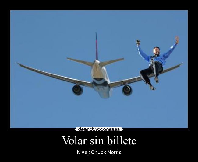 Volar sin billete -