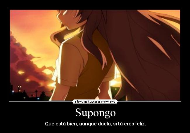 Supongo -