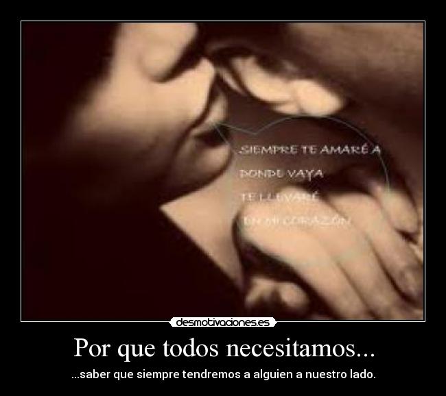 Por que todos necesitamos... -