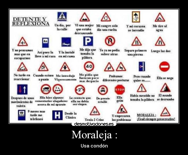 Moraleja : - 