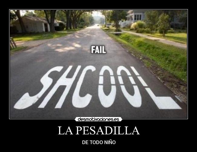 LA PESADILLA - DE TODO NIÑO