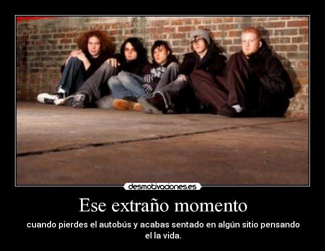 carteles mcr bob bryar mikey way frank iero gerard way ray toro autobus espera desmotivaciones