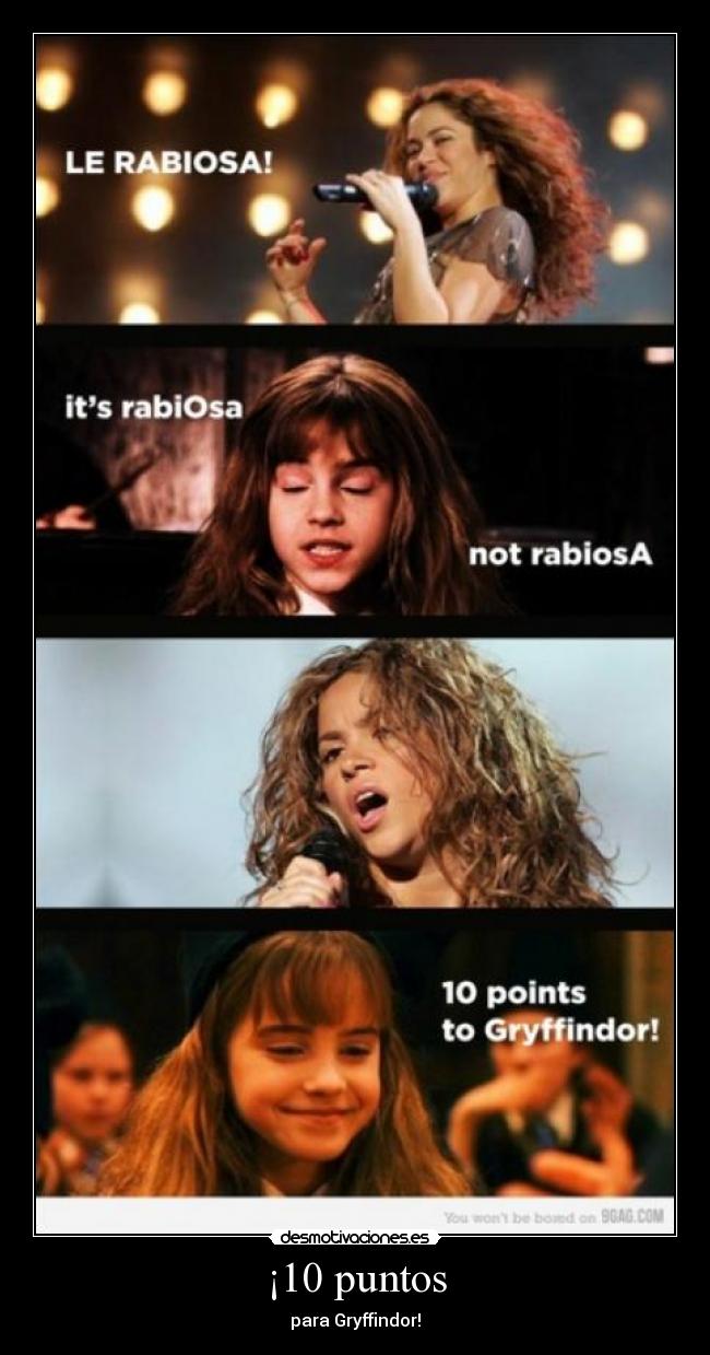¡10 puntos - para Gryffindor!
