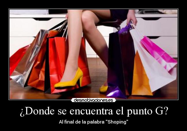 carteles punto mujer shoping juzz desmotivaciones