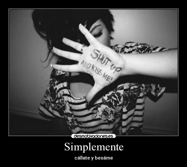 Simplemente -
