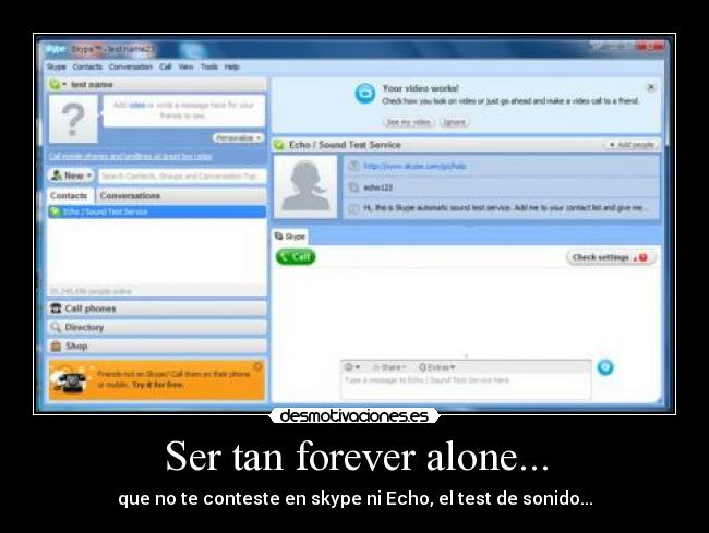 Ser tan forever alone... -