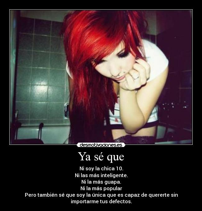 Ya sé que - 