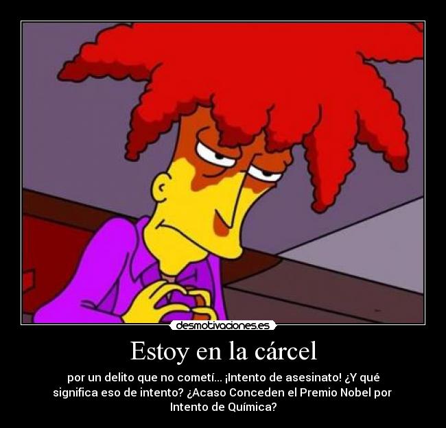 carteles bob los simpson carcel algomas desmotivaciones
