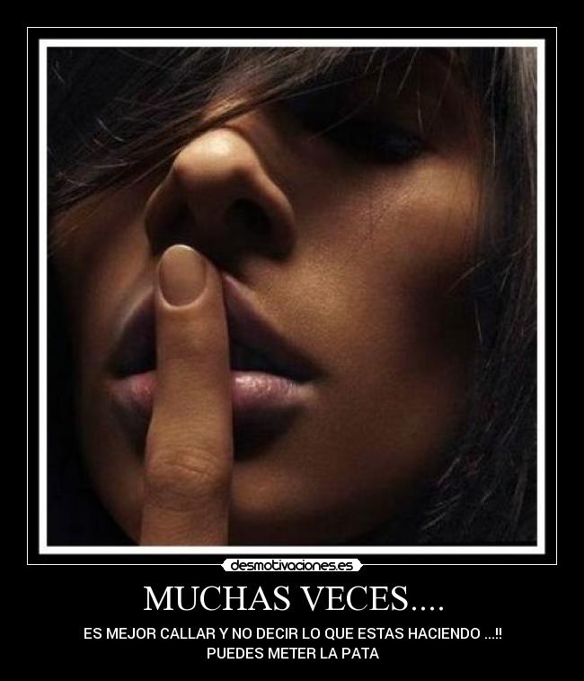 MUCHAS VECES.... - 