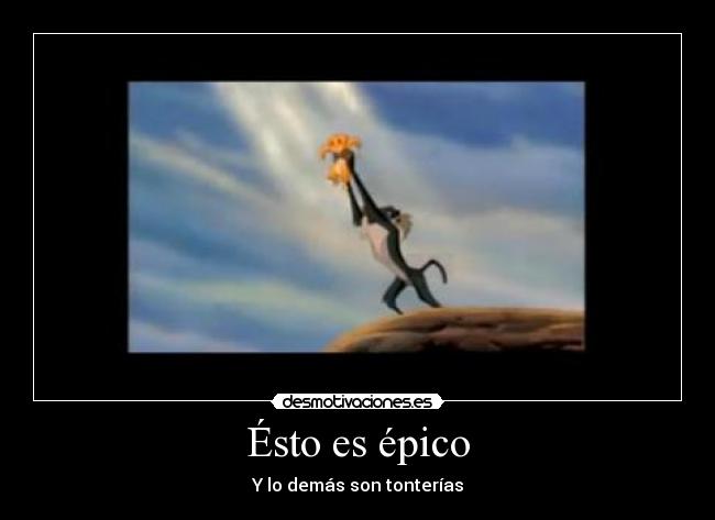 carteles simba rey leon epico tonterias mufasa rafiki desmotivaciones