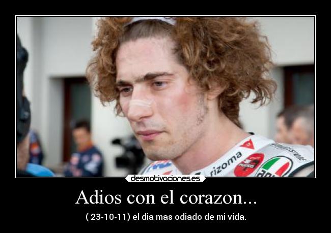 Adios con el corazon... - ( 23-10-11) el dia mas odiado de mi vida.