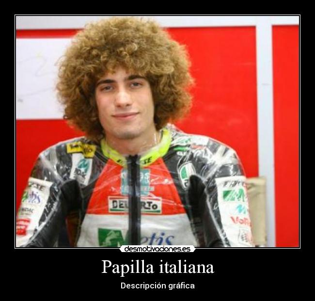 Papilla italiana - Descripción gráfica