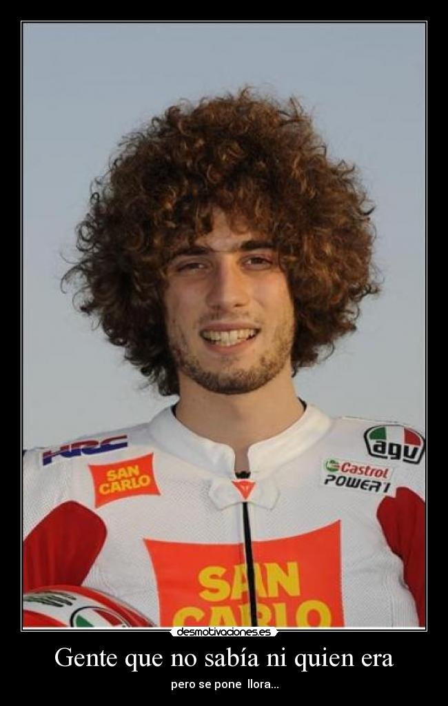 Gente que no sabía ni quien era - pero se pone llora...