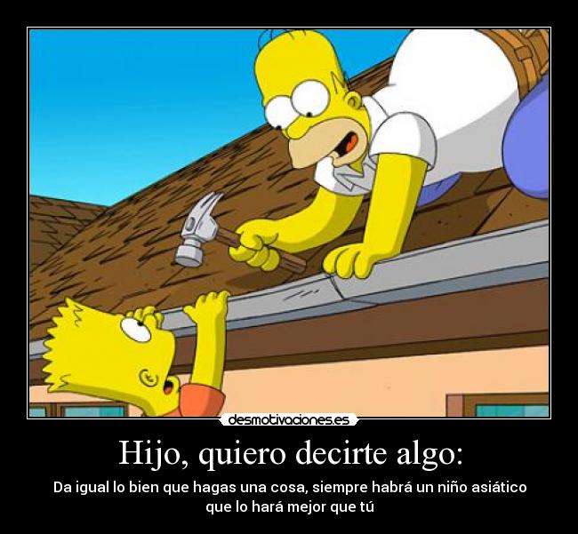 carteles homer bart simpsons desmotivaciones