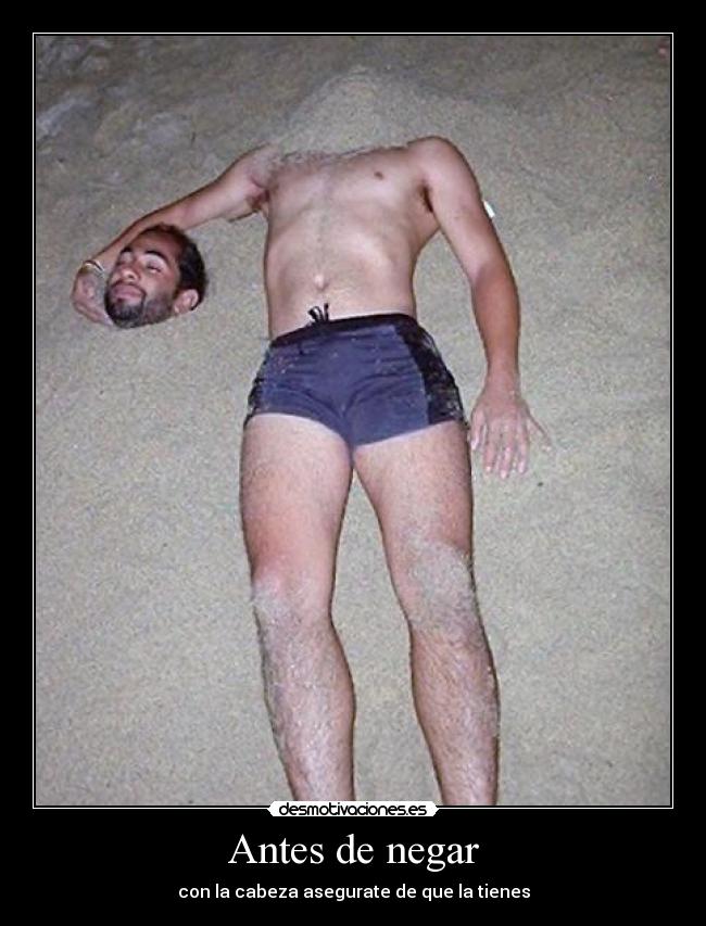 Antes de negar - 