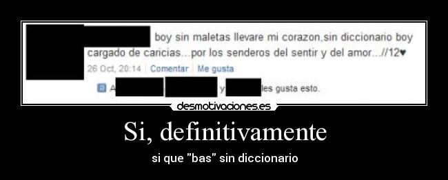 Si, definitivamente -