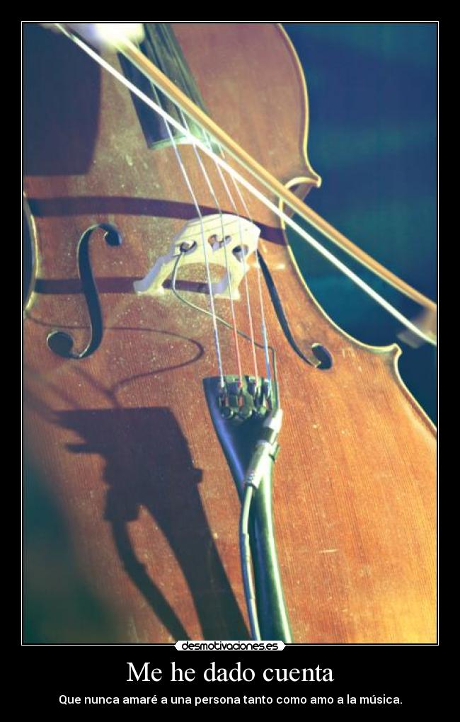 Me he dado cuenta - 