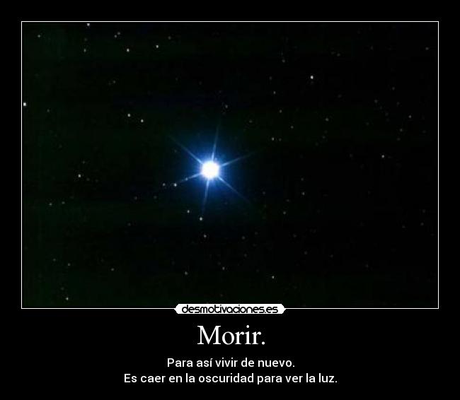 Morir. -