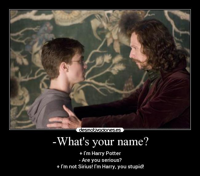 carteles harry potter sirius desmotivaciones