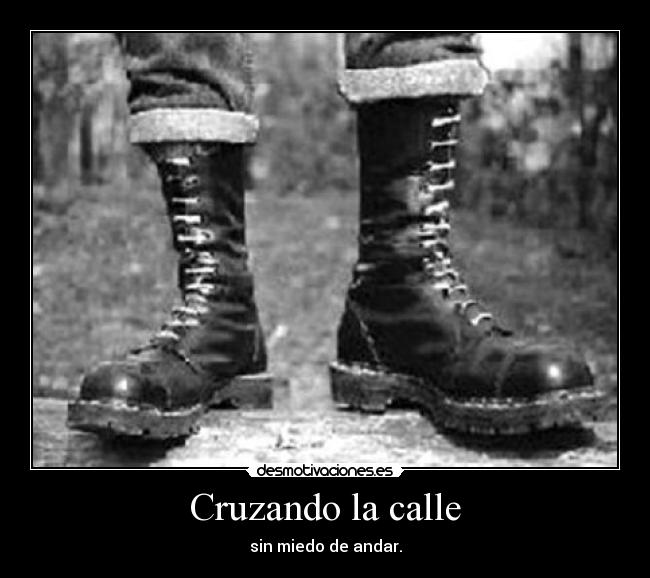 Cruzando la calle - 