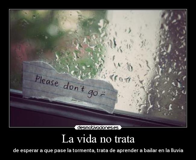 La vida no trata - 