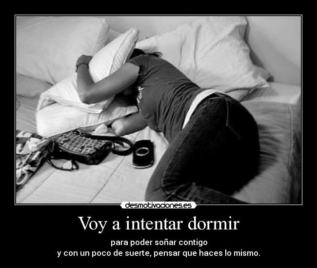 Voy a intentar dormir - 
