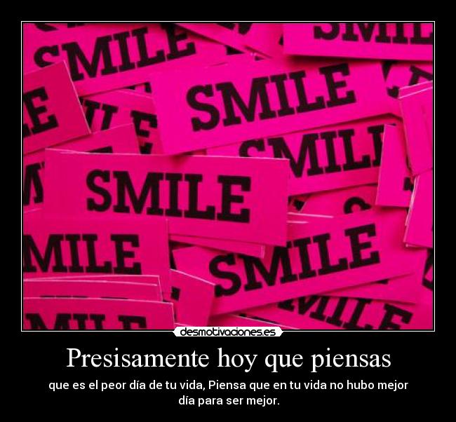 carteles presisamente desmotivaciones