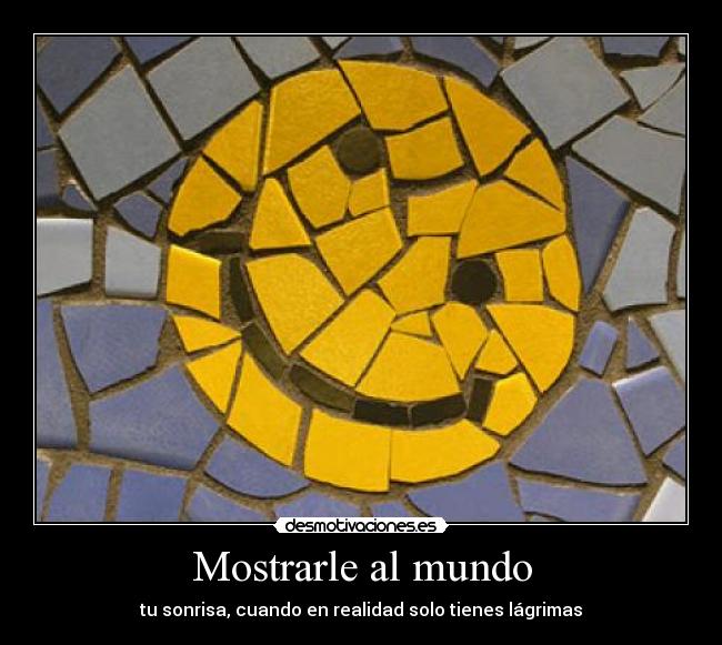 Mostrarle al mundo -