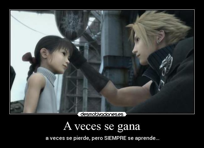 carteles cloud strife final fantasy vii desmotivacioneses desmotivaciones