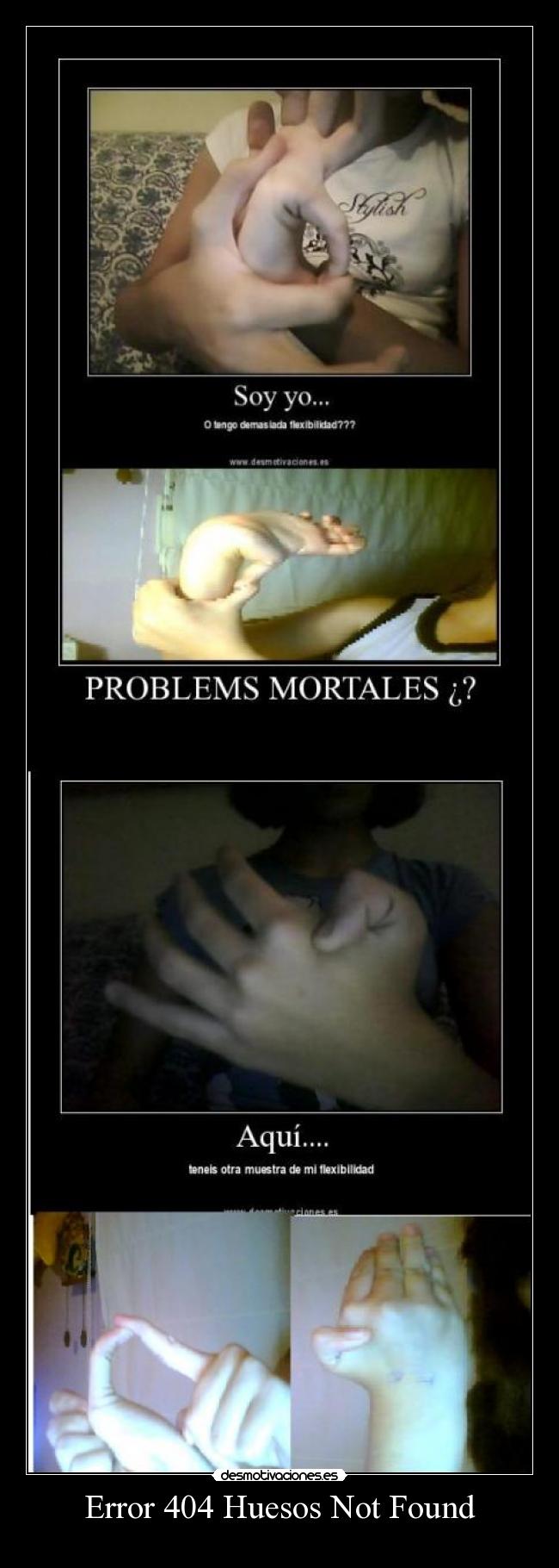 Error 404 Huesos Not Found -