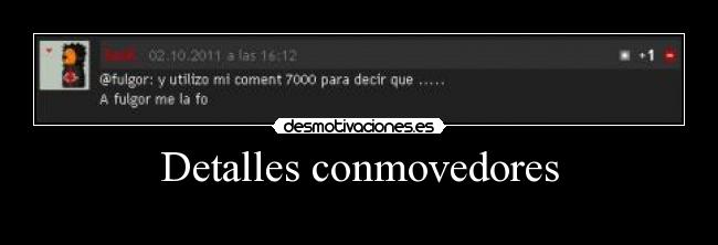 Detalles conmovedores - 