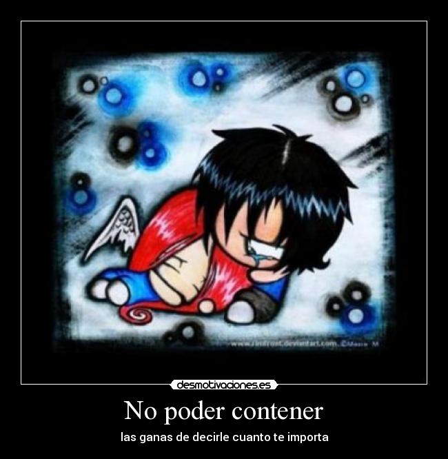 No poder contener - 