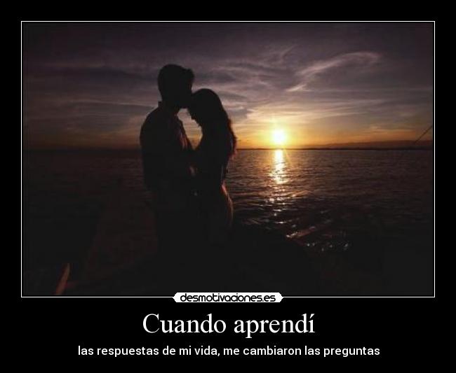 Cuando aprendí -