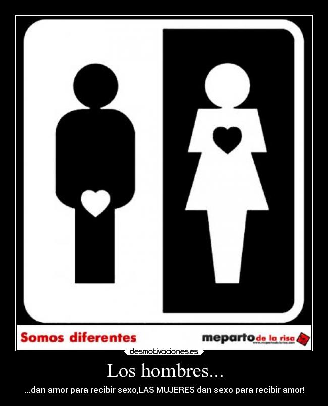 Los hombres... -