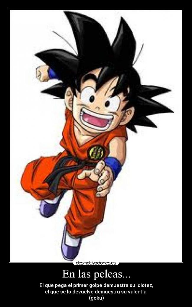 carteles goku desmotivaciones