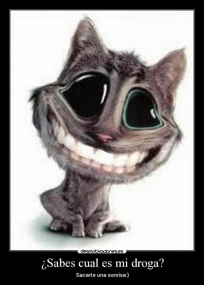 ¿Sabes cual es mi droga? - Sacarte una sonrisa:)