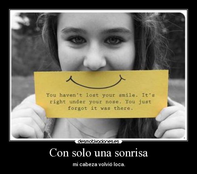 Con solo una sonrisa - 