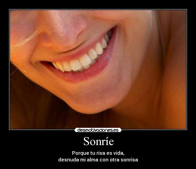 carteles sonrie risa desmotivaciones